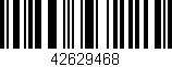 Código de barras (EAN, GTIN, SKU, ISBN): '42629468'