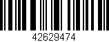 Código de barras (EAN, GTIN, SKU, ISBN): '42629474'