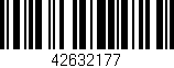 Código de barras (EAN, GTIN, SKU, ISBN): '42632177'