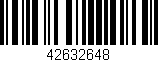 Código de barras (EAN, GTIN, SKU, ISBN): '42632648'