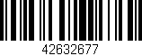 Código de barras (EAN, GTIN, SKU, ISBN): '42632677'