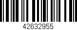 Código de barras (EAN, GTIN, SKU, ISBN): '42632955'