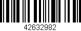 Código de barras (EAN, GTIN, SKU, ISBN): '42632982'