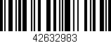 Código de barras (EAN, GTIN, SKU, ISBN): '42632983'