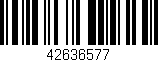 Código de barras (EAN, GTIN, SKU, ISBN): '42636577'