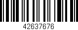 Código de barras (EAN, GTIN, SKU, ISBN): '42637676'