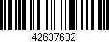 Código de barras (EAN, GTIN, SKU, ISBN): '42637682'