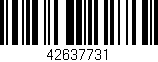 Código de barras (EAN, GTIN, SKU, ISBN): '42637731'