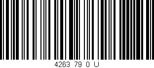 Código de barras (EAN, GTIN, SKU, ISBN): '4263_79_0_U'
