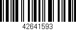 Código de barras (EAN, GTIN, SKU, ISBN): '42641593'