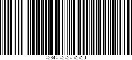Código de barras (EAN, GTIN, SKU, ISBN): '42644-42424-42420'