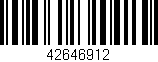 Código de barras (EAN, GTIN, SKU, ISBN): '42646912'