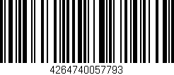 Código de barras (EAN, GTIN, SKU, ISBN): '4264740057793'