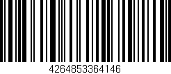 Código de barras (EAN, GTIN, SKU, ISBN): '4264853364146'