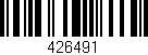 Código de barras (EAN, GTIN, SKU, ISBN): '426491'