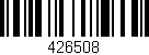 Código de barras (EAN, GTIN, SKU, ISBN): '426508'