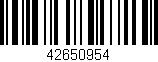 Código de barras (EAN, GTIN, SKU, ISBN): '42650954'
