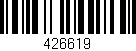 Código de barras (EAN, GTIN, SKU, ISBN): '426619'