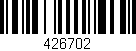 Código de barras (EAN, GTIN, SKU, ISBN): '426702'