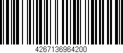 Código de barras (EAN, GTIN, SKU, ISBN): '4267136964200'