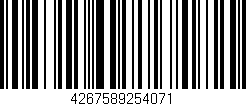 Código de barras (EAN, GTIN, SKU, ISBN): '4267589254071'