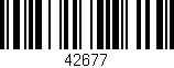 Código de barras (EAN, GTIN, SKU, ISBN): '42677'