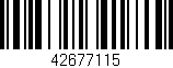 Código de barras (EAN, GTIN, SKU, ISBN): '42677115'