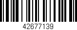 Código de barras (EAN, GTIN, SKU, ISBN): '42677139'