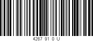Código de barras (EAN, GTIN, SKU, ISBN): '4267_91_0_U'