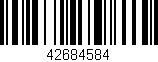 Código de barras (EAN, GTIN, SKU, ISBN): '42684584'