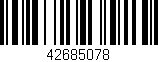 Código de barras (EAN, GTIN, SKU, ISBN): '42685078'