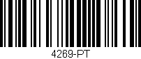 Código de barras (EAN, GTIN, SKU, ISBN): '4269-PT'