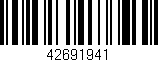 Código de barras (EAN, GTIN, SKU, ISBN): '42691941'