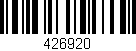 Código de barras (EAN, GTIN, SKU, ISBN): '426920'