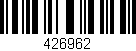 Código de barras (EAN, GTIN, SKU, ISBN): '426962'