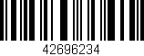 Código de barras (EAN, GTIN, SKU, ISBN): '42696234'