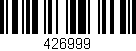 Código de barras (EAN, GTIN, SKU, ISBN): '426999'