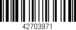 Código de barras (EAN, GTIN, SKU, ISBN): '42703971'