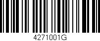 Código de barras (EAN, GTIN, SKU, ISBN): '4271001G'