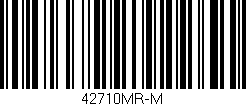 Código de barras (EAN, GTIN, SKU, ISBN): '42710MR-M'