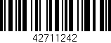 Código de barras (EAN, GTIN, SKU, ISBN): '42711242'