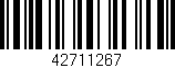 Código de barras (EAN, GTIN, SKU, ISBN): '42711267'