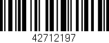Código de barras (EAN, GTIN, SKU, ISBN): '42712197'