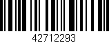 Código de barras (EAN, GTIN, SKU, ISBN): '42712293'