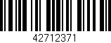Código de barras (EAN, GTIN, SKU, ISBN): '42712371'