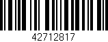 Código de barras (EAN, GTIN, SKU, ISBN): '42712817'
