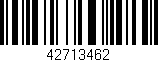 Código de barras (EAN, GTIN, SKU, ISBN): '42713462'