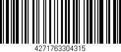 Código de barras (EAN, GTIN, SKU, ISBN): '4271763304315'