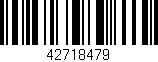 Código de barras (EAN, GTIN, SKU, ISBN): '42718479'