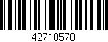 Código de barras (EAN, GTIN, SKU, ISBN): '42718570'